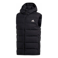 adidas Helionic Hooded Down Vest Men Black BQ2006