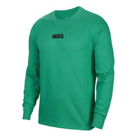 Nike Sportswear Logo Long Sleeve Tee 'Green' FN0253-324