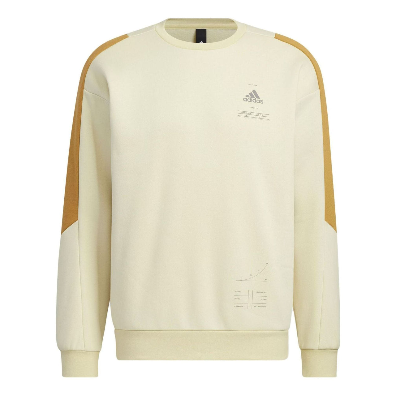 adidas Adult Male Engineered Crew Sweatshirt 'Tan' HN9023