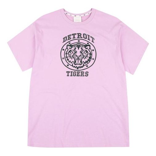 MLB Cartoon Series Round Neck Tee 'Pink' 31TSTL931-46V