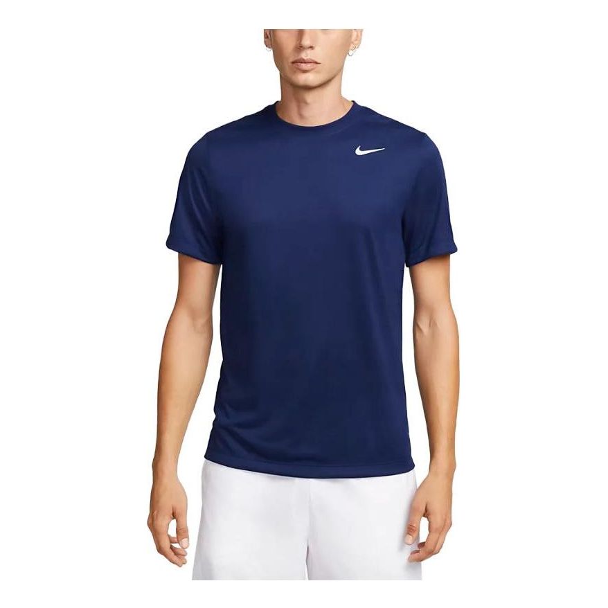 Nike Dri-fit Academy Short Sleeve Football Tops 'Blue' DX0989-492