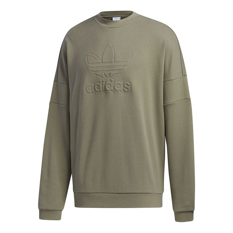 adidas originals Embossed Crew Sports Vests For Men Ruins Green GT7298