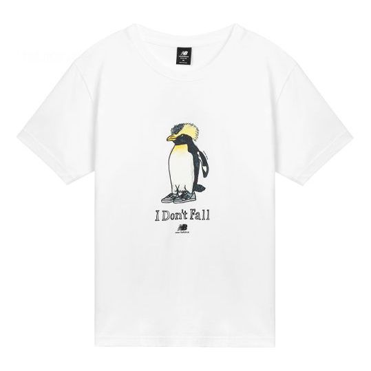 New Balance Casual Graphic Print Tee 'White' AMT12340-WT