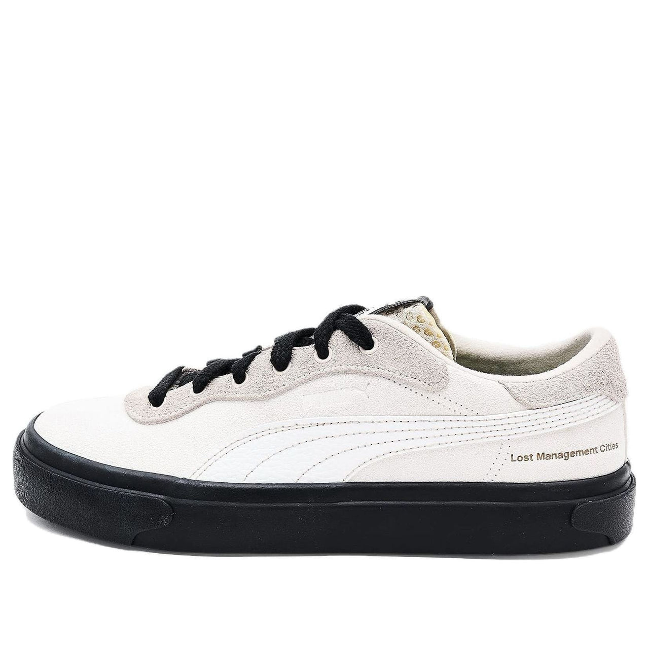 (WMNS) PUMA x LMC Royale Suede Shoes 'White-Sand Dune' 396957-01