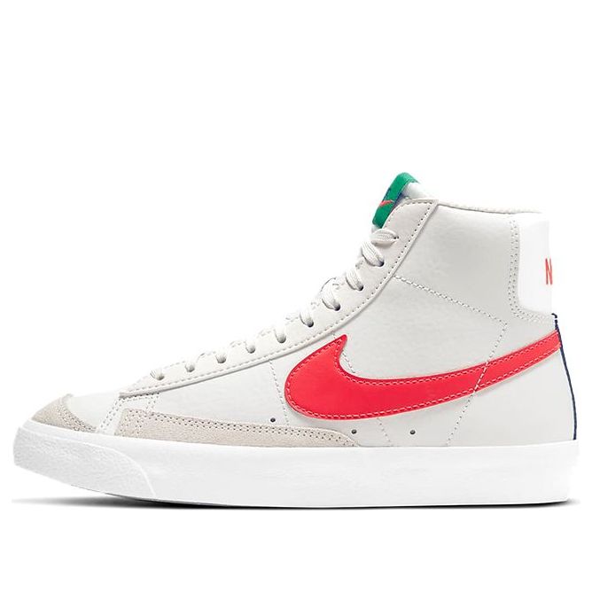 (GS) Nike Blazer Mid '77 'Platinum Tint Bright Crimson' DA4086-004