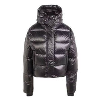 (WMNS) adidas Short Premium Puffer Jacket 'Black' IR7120