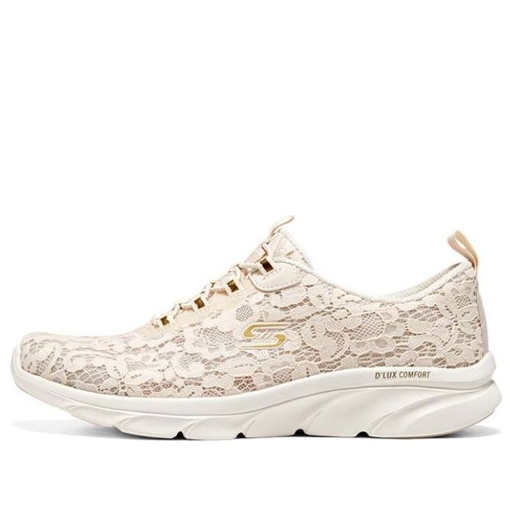 (WMNS) Skechers Dlux Comfort Shoes 'Pink White' 104346-OFWT