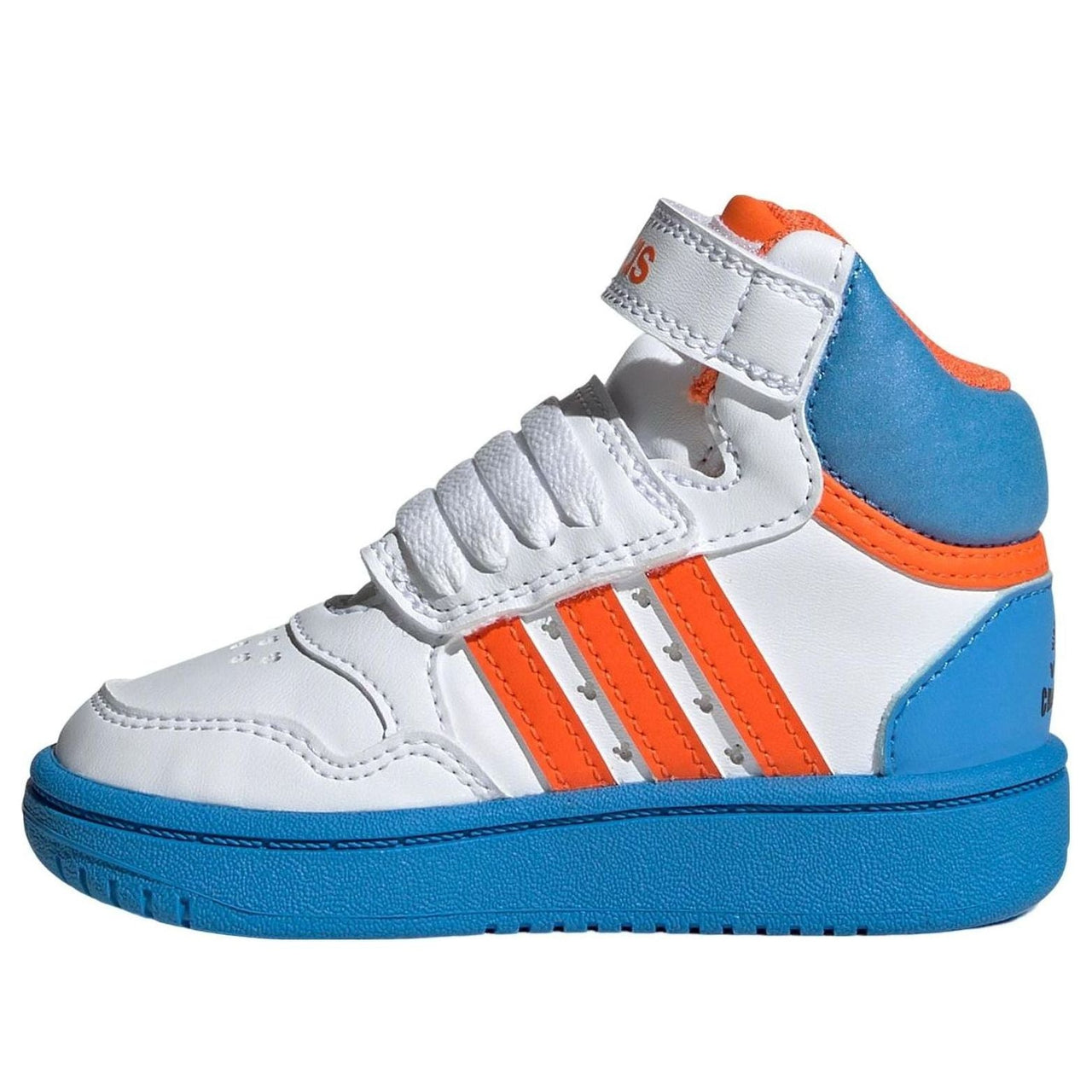 (TD) adidas x Mickey Mid Hoops Shoes 'White Blue' GY6633
