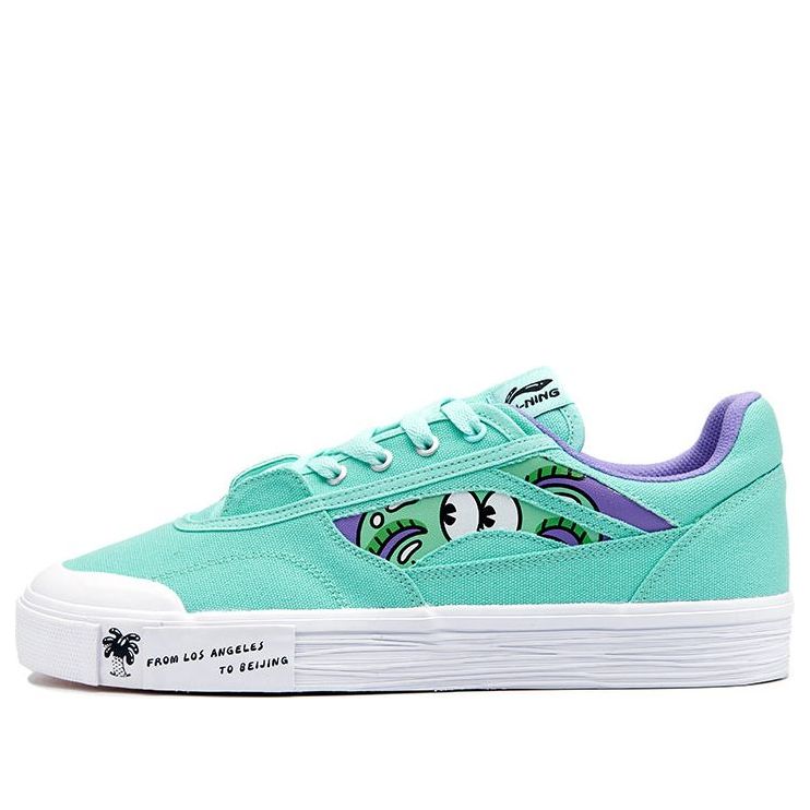 (WMNS) Li-Ning x Steven Harrington Hand-Plant Shoes 'Aqua Green' AECR070-3
