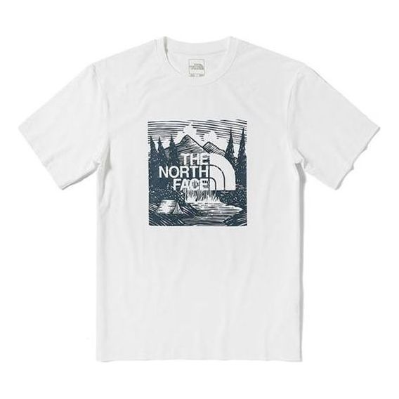 THE NORTH FACE Redbox Celebration T-Shirt 'White' NF0A7QRB-FN4