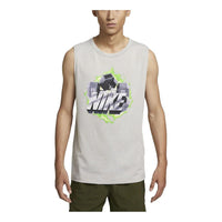 Nike Dri-FIT Training Gym Tank Top 'Grey' DX0909-012