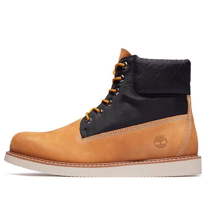 Timberland Newmarket 6 Inch Quilted Boots 'Wheat Black' A2GJT231