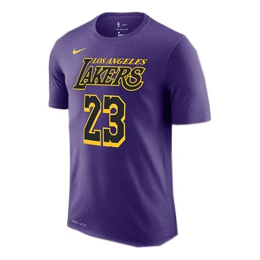 Nike NBA City limited Jersey 2018-2019 Los Angeles Lakers LeBron James No. 23 Blue Purple Bluepurple AO0897-551