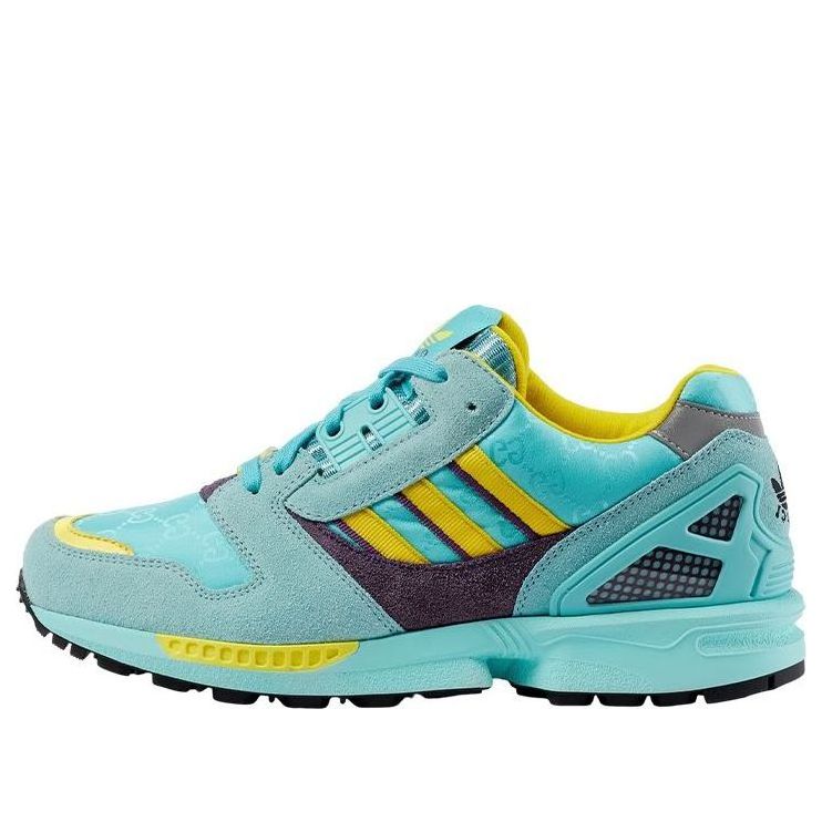 (WMNS) adidas x Gucci ZX 8000 'Aqua Blue Yellow Brown' 722212-AAA9L-4644