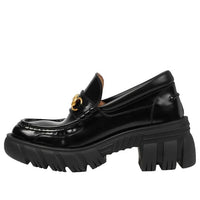 (WMNS) Gucci Loafer with Horsebit 'Black Leahter' 656869-DKSD0-1000