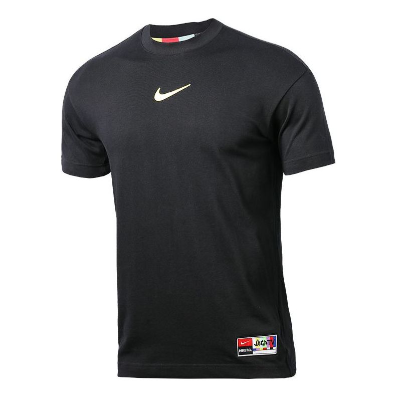 Nike AS Men's NK FC Cotton Jersey JSY Short Sleeve SS Black CZ1010-010