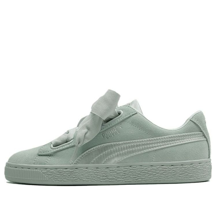(WMNS) PUMA Suede Heart Ep Blue Flo Sneakers Green 366922-03