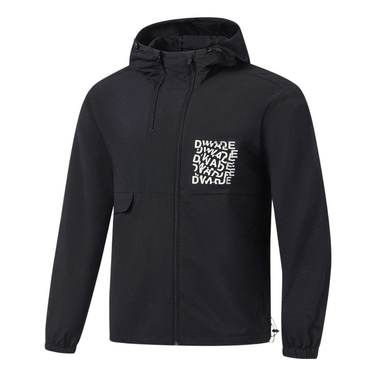 Li-Ning Way Of Wade Graphic Full Zip Hooded Jacket 'Black' AFDT319-1