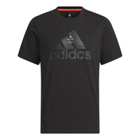 adidas Tech Logo T-Shirts 'Black' IA8093