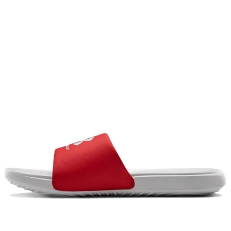 Under Armour Ansa Fixed Slide 'Halo Grey Red' 3023761-104
