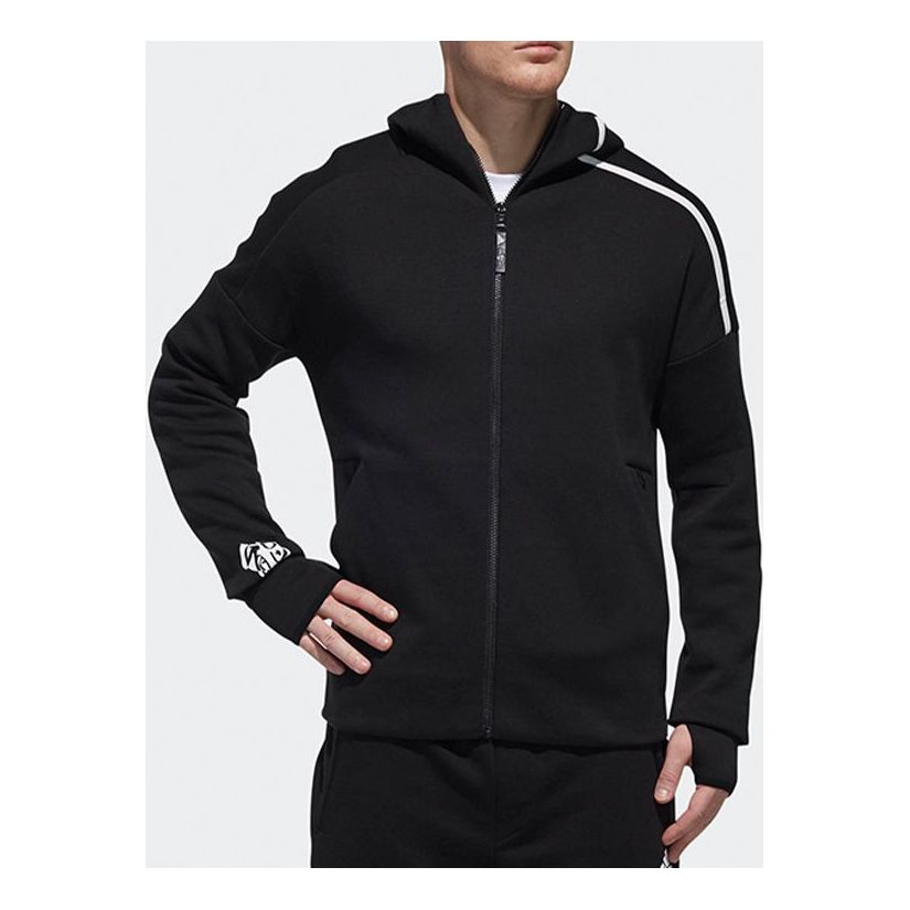 adidas CNY HTT ZNE Knitting Jacket Men Black EA2104