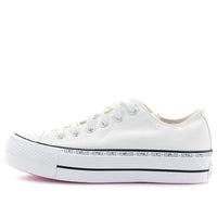 (WMNS) Converse Chuck Taylor All Star Lift Low Top White Sneakers 569263C