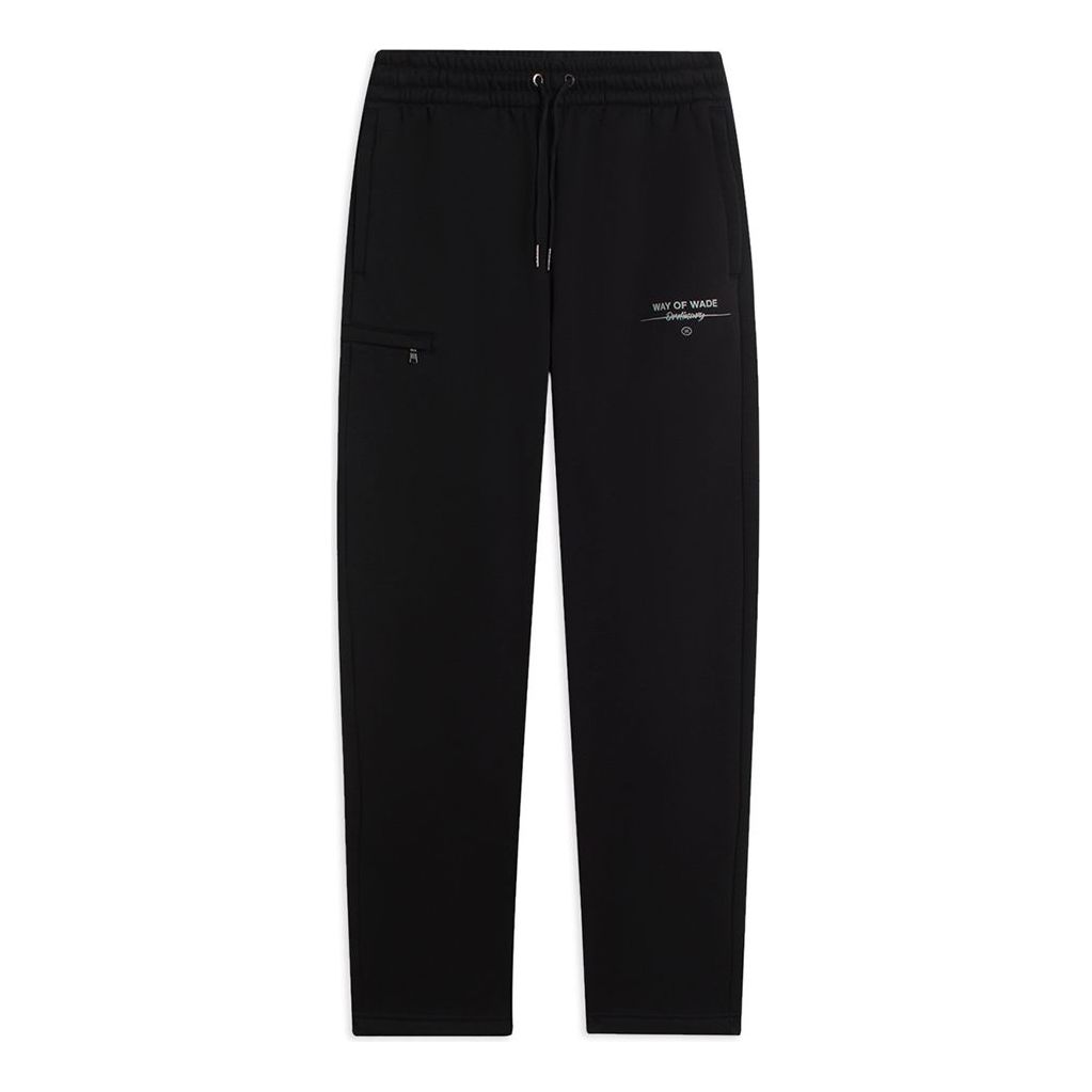 Li-Ning Way of Wade Fleece Straight Pants 'Black' AKLSC25-1