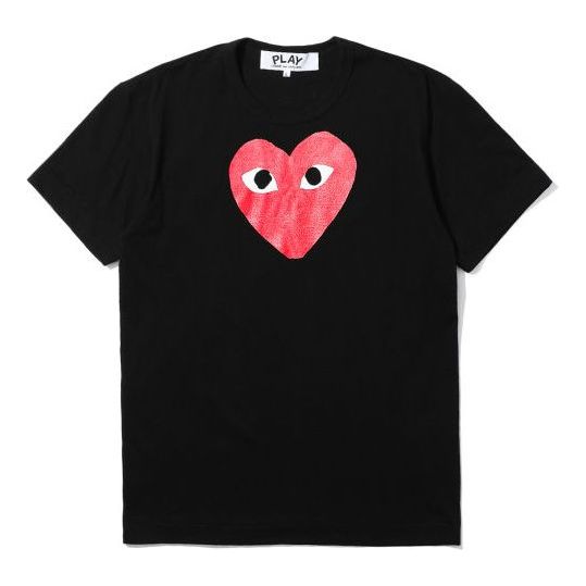 COMME des GARCONS PLAY Red Heart T-Shirt 'Black' AZ-T112-051-1