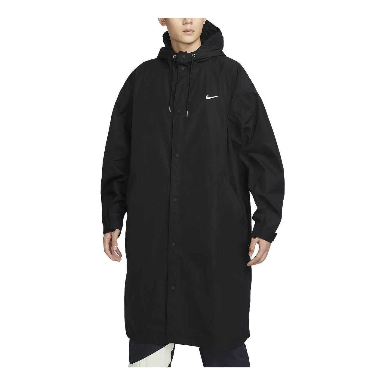 Nike Swoosh Woven Parka Jacket 'Black' FD2870-010