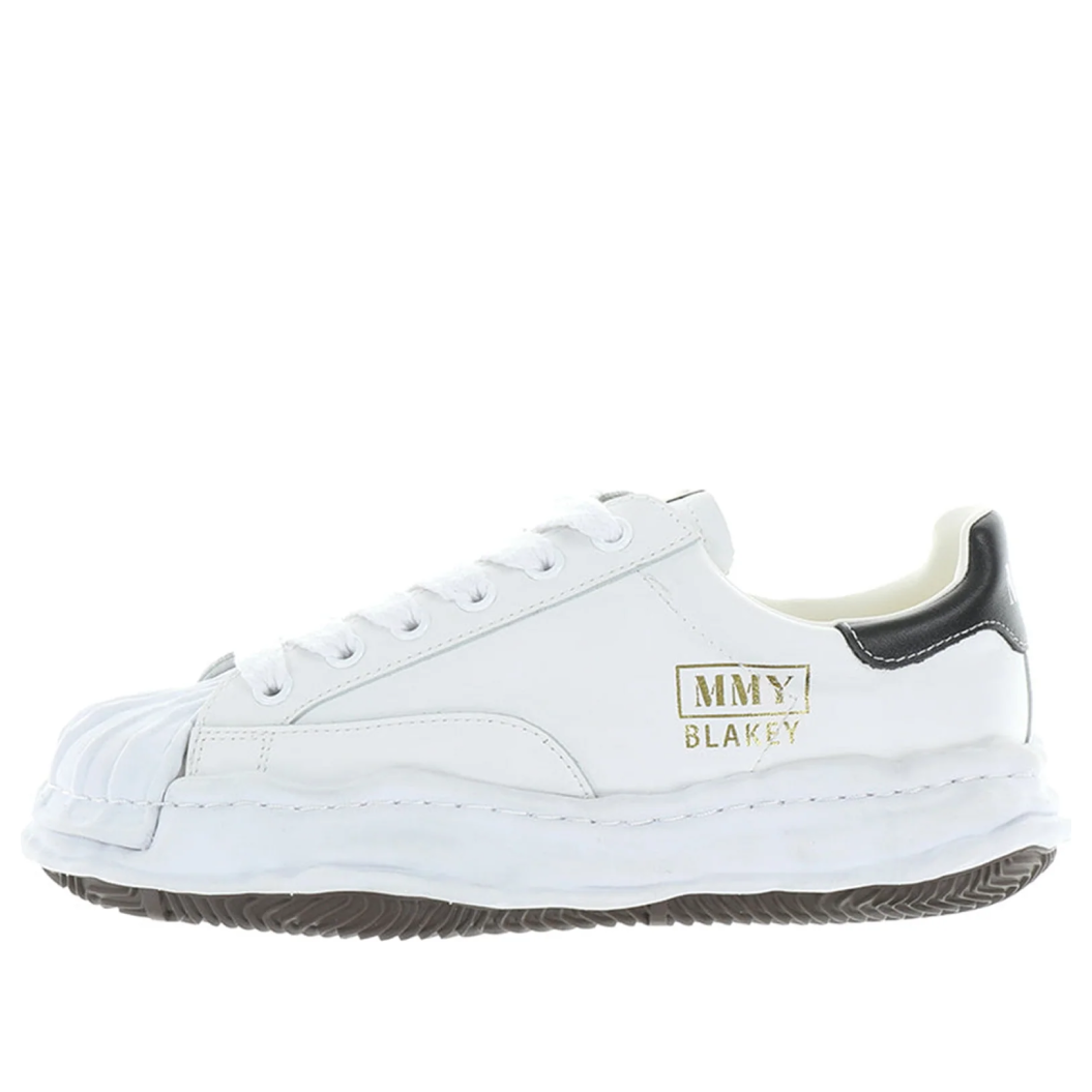 Maison MIHARA YASUHIRO BLAKEY OG Sole Leather Low-top Sneaker 'White' A06FW702-WHT
