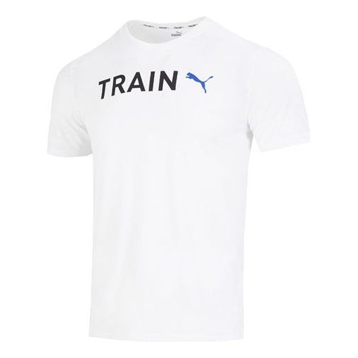 PUMA Graphic Train T-Shirt 'White' 523722-02