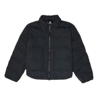 Converse Short Down Puffer Jacket 'Black' 10021966-A02