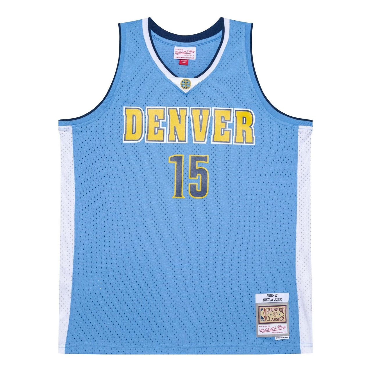 Mitchell & Ness NBA Nikola Jokic Denver Nuggets 2016/17 Road Jersey #15 SMJY4448-DNU16NJOCLBL