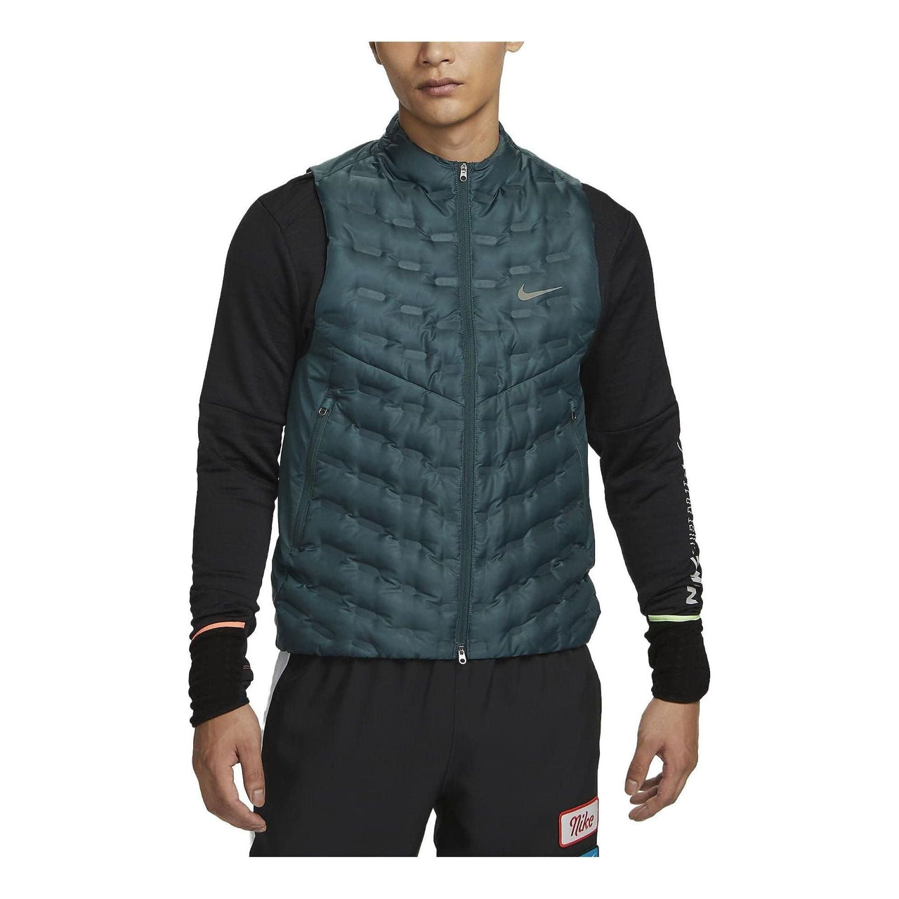 Nike Therma-FIT ADV Repel Down Running Vest Asia Sizing 'Dark Green' FB7543-328