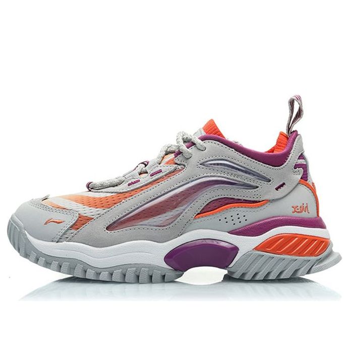 (WMNS) Li-Ning BAD FIVE XGIRL Running Shoes Grey AGLP146-1