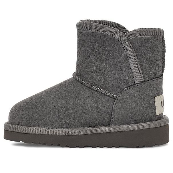 UGG Idris Fleece Lined Snow Boots Big Boys Gray 1118888K-CHRC