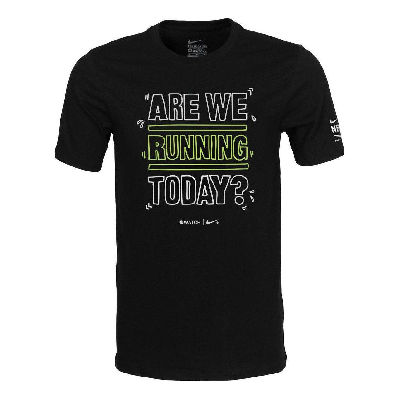 Nike Alphabet Round Neck Quick Dry Short Sleeve Unisex Black 836326-010