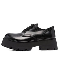 (WMNS) Alexander McQueen Wander Lace-Up Loafers 'Black' 700079WIC611000
