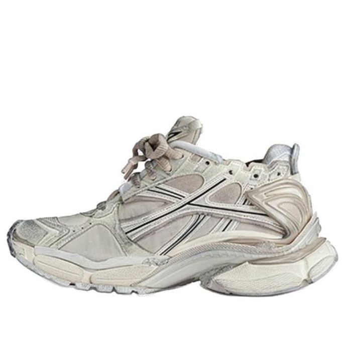 (WMNS) Balenciaga Runner Sneakers 'Beige Nylon Suede-Like Fabric' 772767W3RNY9797