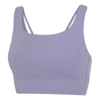 (WMNS) Nike Zenvy Longline Medium-Support Padded Sports Bra 'Ashen Slate Black' DO6620-519