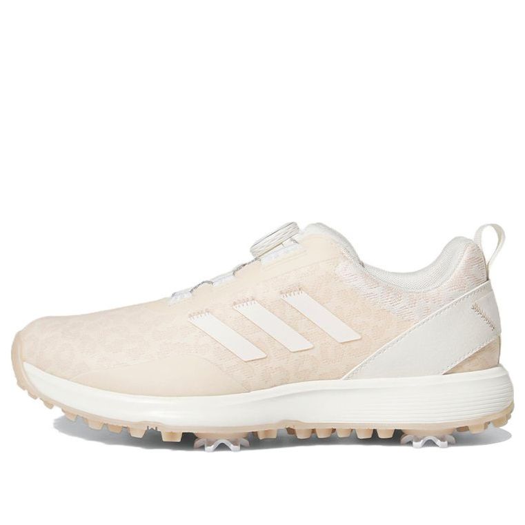 (WMNS) adidas S2G BOA Spiked Golf Shoes 'Chalk White Wonder Quartz' GV9435