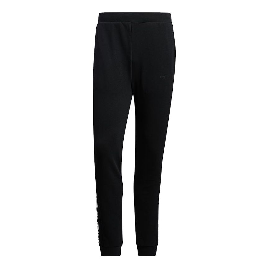 Men's adidas neo Bse Pant Casual Breathable Sports Side Stripe Long Pants/Trousers Black HG9045