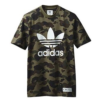 adidas x A Bathing Ape adicolor T-Shirt 'Green' DP0191