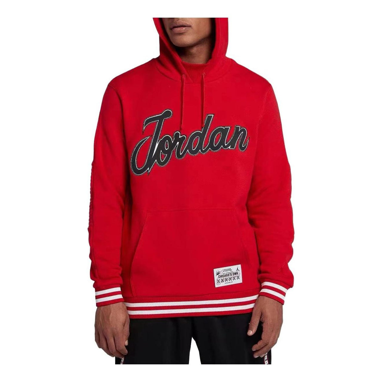 Air Jordan Word mark Hoodie 'Red' BQ5181-657