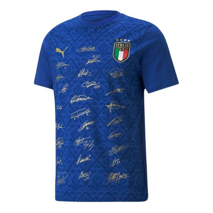 PUMA 2021-2022 Italy Signature Winner T-Shirt 'Blue' 769992-04
