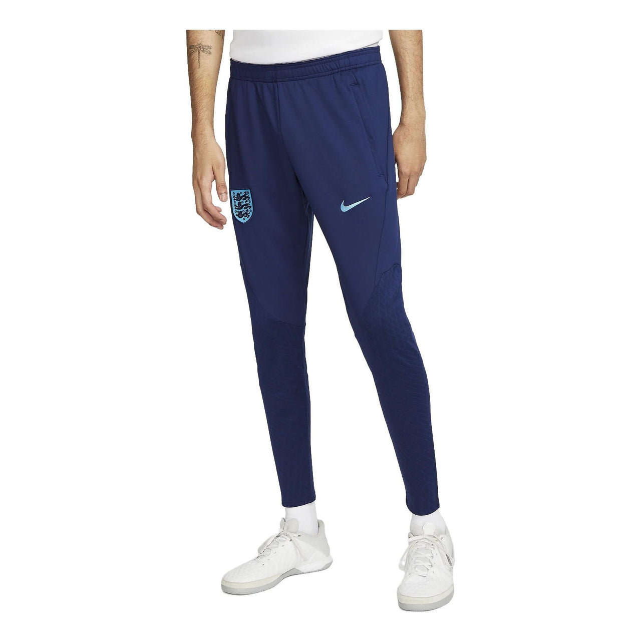 Nike Logo England Strike Dri-FIT Knit Soccer Pants 'Blue' DH6479-492