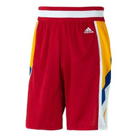 Men's adidas Loose Sports Breathable Red Shorts GI9423