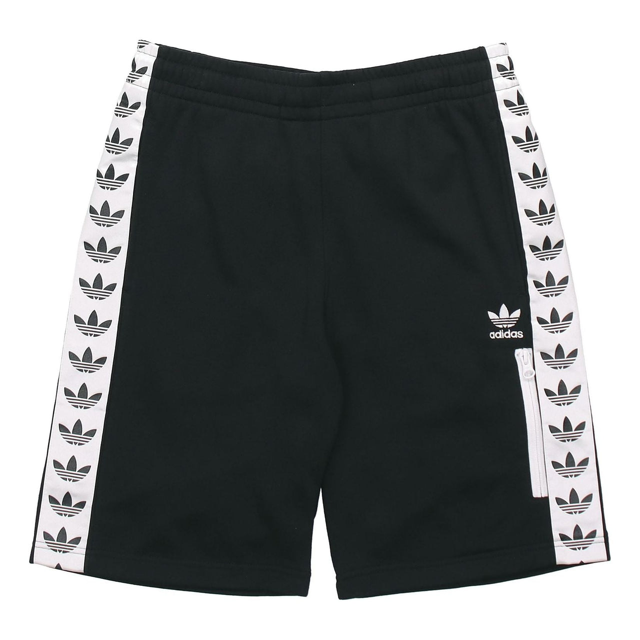 adidas originals Side Webbing Logo Printing Sports Shorts Black DX4230