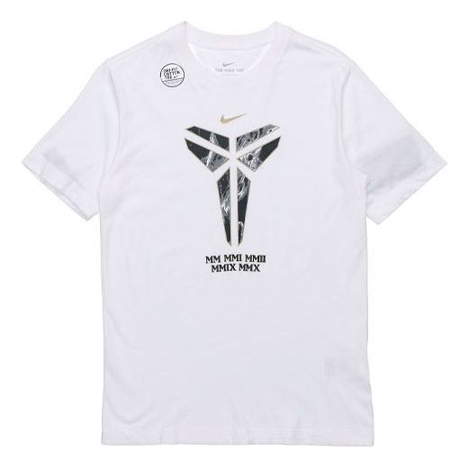 Nike logo Printing Round Neck Pullover Casual Short Sleeve White CD1327-100
