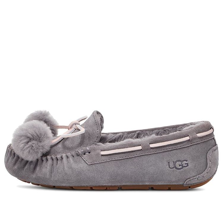 (WMNS) UGG Dakota Bow Pom 'Shade' 1124030-SHA
